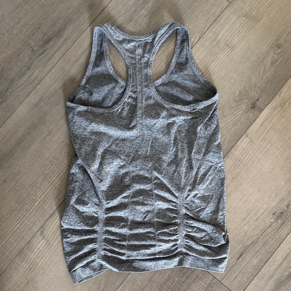 Athleta Gray Racerback Tank Top - Picture 5 of 6
